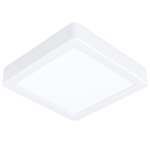 Eglo Plafoniera Moderna Fueva 5 Acciaio Bianco Led Integrato 11W 3000K Ip20