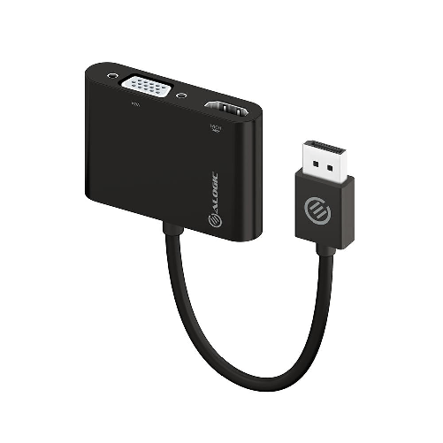 ALOGIC-DP-VGHD4K-ADP-cavo-e-adattatore-video-DisplayPort-HDMI--VGA-D-Sub-Nero--ALOGIC-2-IN-1-DISPLAYPORT-TO---HDMI-VGA-A