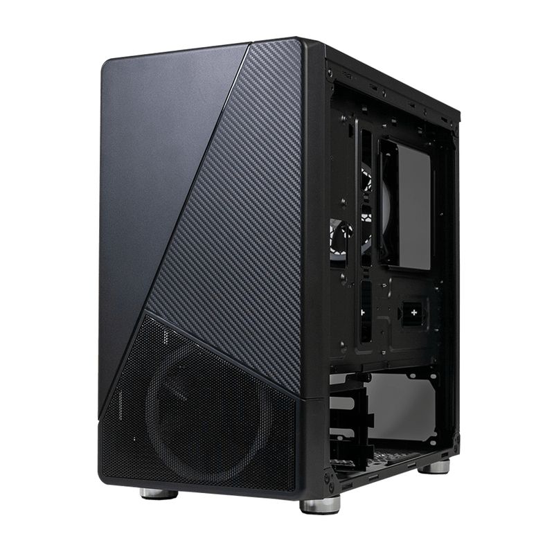 AZZA-Noir-Trn-Micro-ATX-Senza-alimentatore-Asst