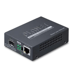 PLANET-802.3at-PoE-PD-convertitore-multimediale-di-rete-2000-Mbit-s-Nero--802.3at-PoE-PD---10-100-1000BASE-T-to---100-10