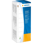 HERMA Computer labels - Fanfold perforated permanent self-adhesive matte continuous paper labels