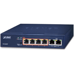 PLANET 4 porte 10/100TX 802.3at POE  Fast Ethernet non gestito (10/100) Power over Ethernet (PoE