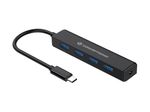 Hub-di-interfaccia-Conceptronic-CTC4USB3-USB-3.2-Gen-1--3.1-Gen-1--Type-C-5000-Mbit-s-Nero