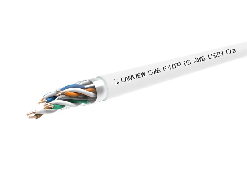 Cavo-di-rete-Cat6-F-UTP-4x2xAWG23-LSZH-bianco-500-m