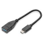 Digitus Adattatore/convertitore USB Type-C DIGITUS Type-C - A 015 m nero