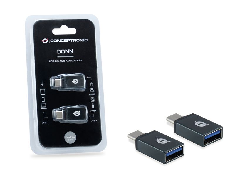 Conceptronic-DONN03G-adattatore-per-inversione-del-genere-dei-cavi-USB-3.1-Gen-1-Type-C-USB-3.1-Gen-1-Type-A-Nero