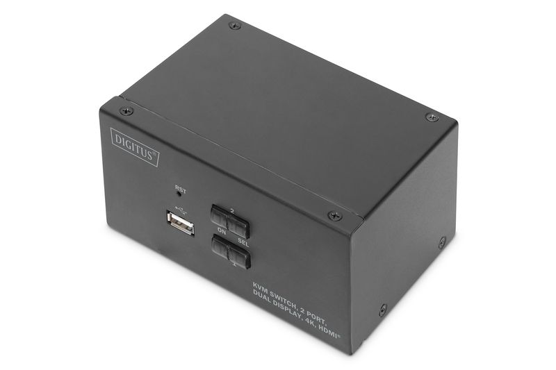 Switch-Kvm-2-Porte-4K-Doppio-Schermo-Hdmi<Sup>®<-Sup>-Usb