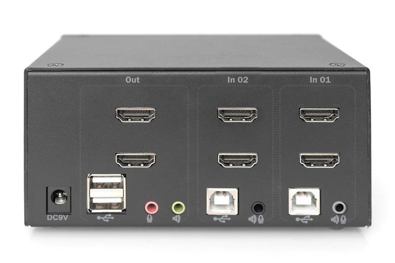 Switch-Kvm-2-Porte-4K-Doppio-Schermo-Hdmi<Sup>®<-Sup>-Usb