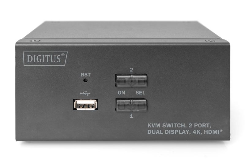 Switch-Kvm-2-Porte-4K-Doppio-Schermo-Hdmi<Sup>®<-Sup>-Usb