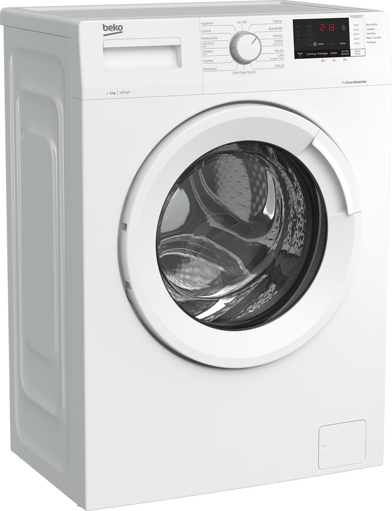 Beko-WUXS61032WI-IT-lavatrice-Caricamento-frontale-6-kg-1000-Giri-min-Bianco