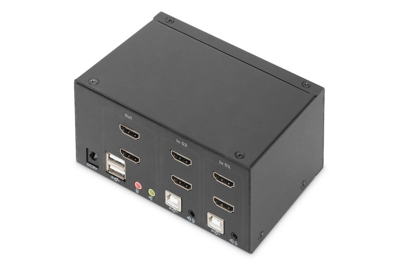 Switch-Kvm-2-Porte-4K-Doppio-Schermo-Hdmi<Sup>®<-Sup>-Usb