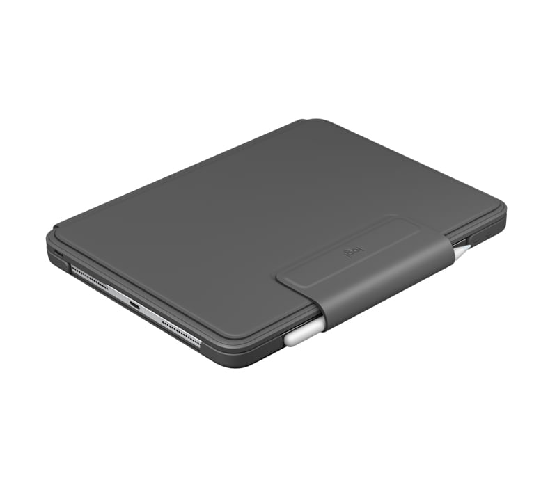 Custodia-Logitech-Slim-Folio-Pro-con-tastiera-Bluetooth-retroilluminata-per-iPad-Pro-1a-e-2a-generazione-11---Accensione-spegnimento-automatico---Digitazione-comoda---Chiusura-magnetica---Colore-grigio