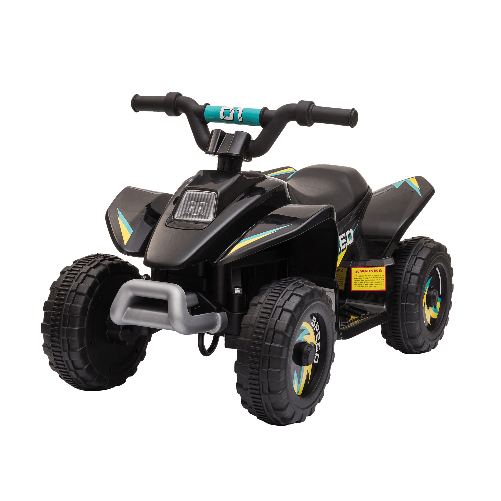 HOMCOM-Quad-Elettrico-per-Bambini-18-36-Mesi-con-Batteria-Ricaricabile-da-6V-72x40x45.5-cm-Nero