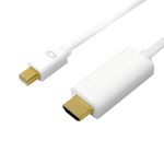 LogiLink-Videokabel-DisplayPort---HDMI-2m-Hvid