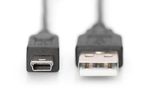 Cavo-di-collegamento-USB-2.0-DIGITUS-USB-A-Mini-B-3-m-USB-nero