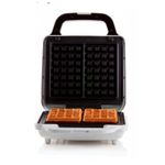 Domo DO9222W piastra per waffle 2 waffle 900 W Nero, Bianco