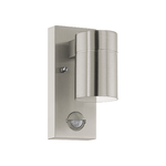 Eglo Applique Moderna Da Esterno Riga 5 1 Luce Acciaio Inox Grigio