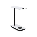 Eglo Lampada Da Scrivania Moderna Arenaza Led Metallo Bianco E Nero