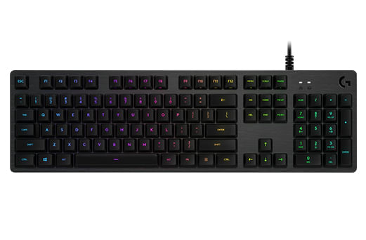 Logitech-G-G512-CARBON-LIGHTSYNC-RGB-Mechanical-Gaming-Keyboard-with-GX-Brown-switches-tastiera-USB-QWERTY-Spagnolo-Carbonio