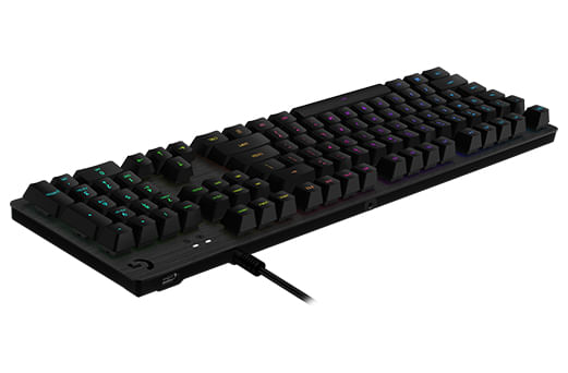 Logitech-G-G512-CARBON-LIGHTSYNC-RGB-Mechanical-Gaming-Keyboard-with-GX-Brown-switches-tastiera-USB-QWERTY-Spagnolo-Carbonio