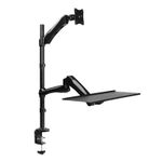 LogiLink BP0030 supporto da tavolo per Tv a schermo piatto 68,6 cm (27") Scrivania Nero