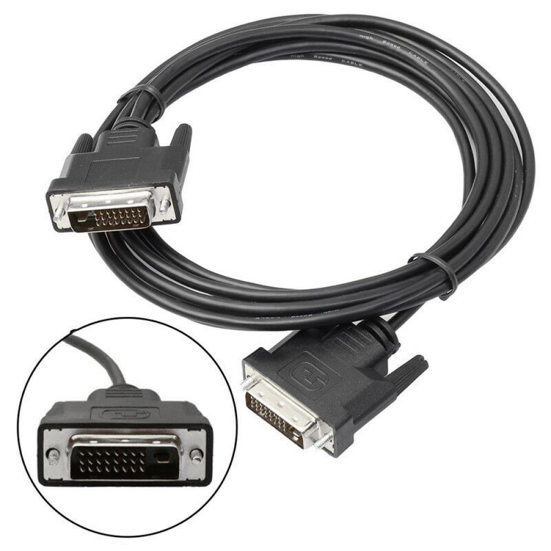 Techly-Cavo-Monitor-DVI-digitale-M-M-dual-link-10-mt--DVI-D---ICOC-DVI-811C-