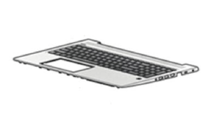 HP L45090-141 ricambio per laptop Base dell'alloggiamento + tastiera