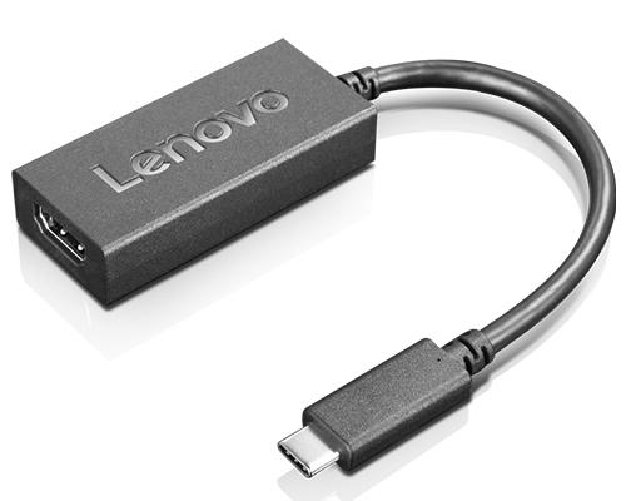 Lenovo-USB-C-to-HDMI-2.0b-adattatore-grafico-USB-Nero--Usb-C-To-Hdmi-2.0B-Usb---Graphics-Adapter-Black---Warranty-12M-