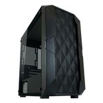 Lc-Power Custodia Micro-ATX 712MB Gaming nero USB3.2/Audio senza alimentatore PolynomX