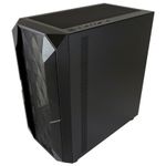 Custodia-Micro-ATX-712MB-Gaming-nero-USB3.2-Audio-senza-alimentatore-PolynomX