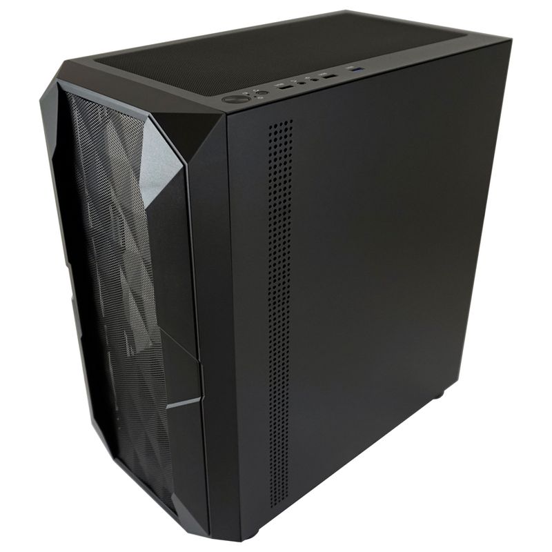 Custodia-Micro-ATX-712MB-Gaming-nero-USB3.2-Audio-senza-alimentatore-PolynomX