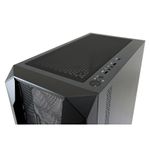 Custodia-Micro-ATX-712MB-Gaming-nero-USB3.2-Audio-senza-alimentatore-PolynomX