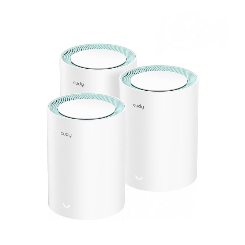 Cudy-M1300-3-PACK-sistema-Wi-Fi-Mesh-Dual-band--2.4-GHz-5-GHz--Wi-Fi-5--802.11ac--Bianco-1-Interno