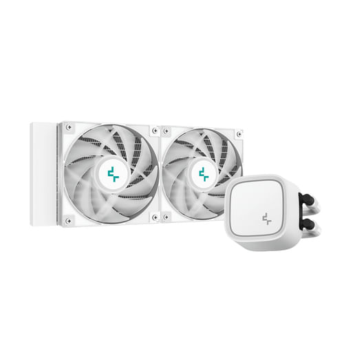 Dissipatore-DeepCool-LE520-a-liquido-AIO-ARGB-con-2-ventole-da-12cm-BIANCO