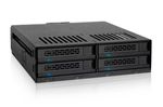 IcyDock-ExpressCage-MB324SP-B---4-Bay-2.5--SAS-SATA-HDD---SSD-Hot-Swap-Cage-for-External-5.25--Bay