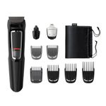 Philips MULTIGROOM Series 3000 rasoio rifinitore all-in-one 9 in 1 con 9 accessori per barba, capelli e naso MG3740/15