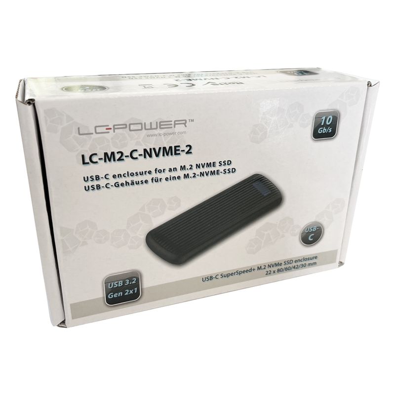 Scheda-LC-Power-Ekstern-Lagringspakning-USB-3.2--Gen-2x1--M.2-NVMe