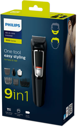 Philips-MULTIGROOM-Series-3000-MG3740-15-9-in-1-Barba-e-capelli