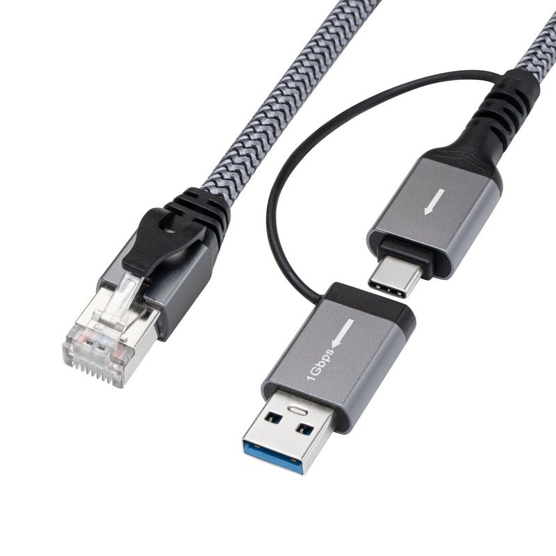 CAT6-FTP-to-USB-A-C-adapter---cable-10-meter