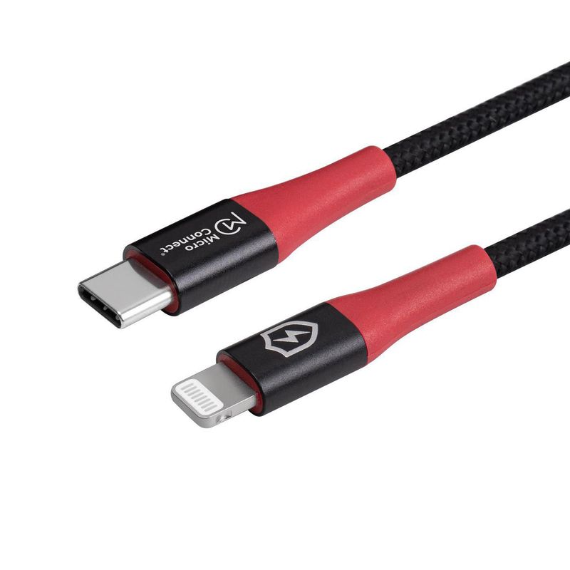 Microconnect-MC-CLIGHTNING-SC-cavo-Lightning-15-m-Nero--Safe-Charge-USB-C-to---lightning-Data-Blocker-cable---1.5m---War