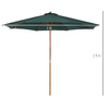 Outsunny-Ombrellone-da-Giardino-3x2.5-m-con-Apertura-a-Corda-8-Stecche-in-Legno-e-Poliestere-Verde-Scuro