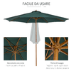 Outsunny-Ombrellone-da-Giardino-3x2.5-m-con-Apertura-a-Corda-8-Stecche-in-Legno-e-Poliestere-Verde-Scuro