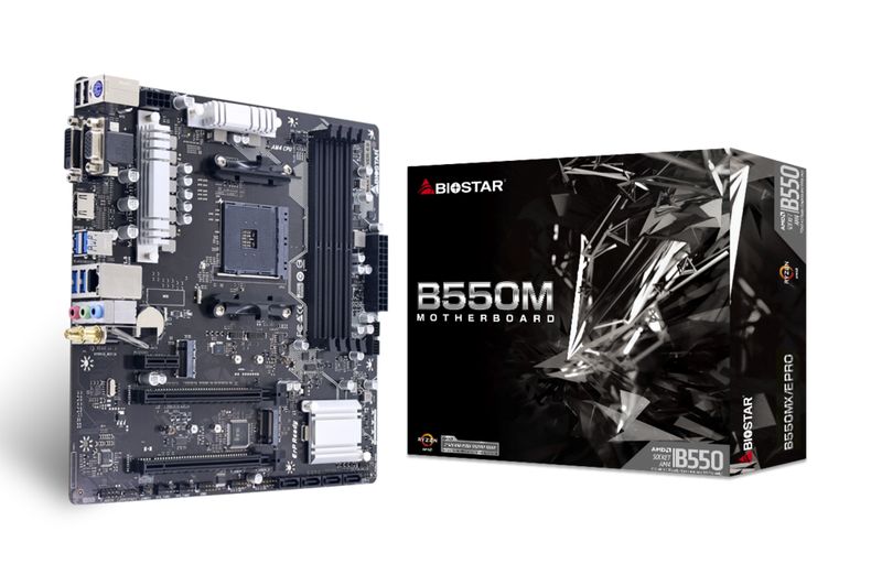 Biostar-B550MX-E-PRO-scheda-madre-AMD-B550-Socket-AM4-micro-ATX