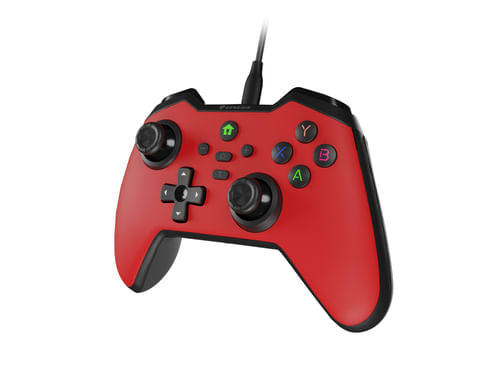 Gamepad-MANGAN-300-cablato-rosso-nero