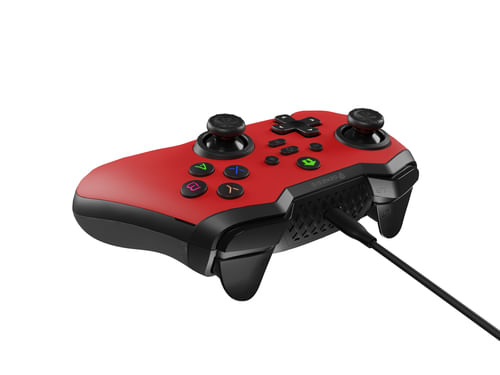 Gamepad-MANGAN-300-cablato-rosso-nero