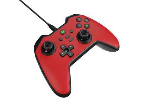 Gamepad-MANGAN-300-cablato-rosso-nero