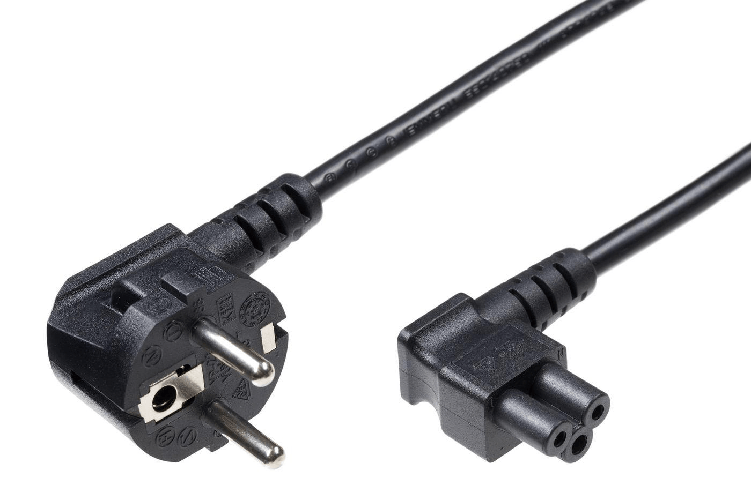 Microconnect-PE010850A-cavo-di-alimentazione-Nero-5-m-Accoppiatore-C5--Power-Cord-CEE-7-7---C5-5m---Angled-CEE7-and-C5-B