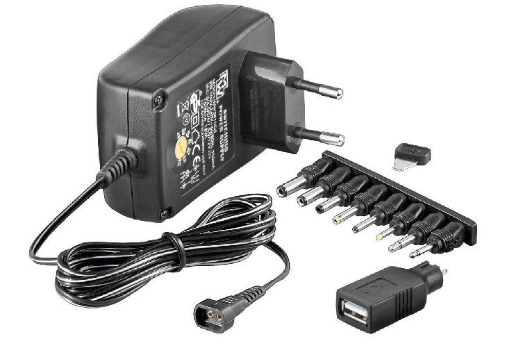 Microconnect-PETRAVEL30-adattatore-e-invertitore-Nero--3-12V-Univ.-Power-Supply---including-USB--8-DC-Adapter---max.-180