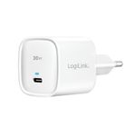 LogiLink PA0279 Caricabatterie per dispositivi mobili Smartphone, Tablet, Universale Bianco AC Ricarica rapida Interno