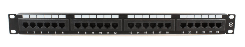 Microconnect-PP-003-pezzo-di-pannello--19-UTP.-CAT5e-patch-panel---24-port-Dual-IDC---Warranty-12M-